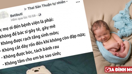 Bác sĩ phụ sản kinh ngạc với bảng danh sách yêu cầu của tín đồ 'thuận tự nhiên' khi đến bệnh viện