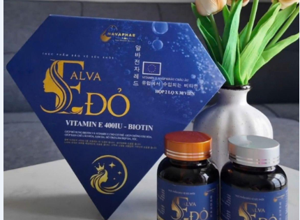 Alva E Đỏ 400IU Biotin – Giải pháp toàn diện chăm sóc da, tóc và móng