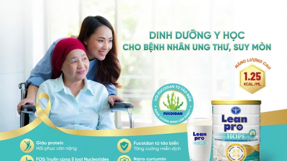 Leanpro Hope - Giải pháp dinh dưỡng y học chuyên biệt cho bệnh nhân ung thư