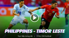 Trực tiếp bóng đá SEA Games 31: U23 Philippines vs U23 Timor Leste trên VTV6