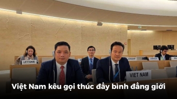 Việt Nam kêu gọi thúc đẩy bình đẳng giới