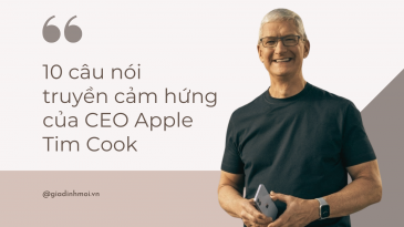10 câu nói truyền cảm hứng của CEO Apple Tim Cook