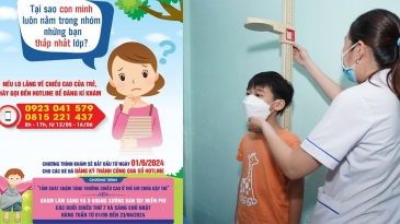 Bệnh viện Nguyễn Tri Phương: Tầm soát chậm tăng trưởng chiều cao ở trẻ em chưa dậy thì trong dịp hè