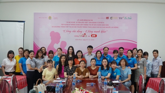 Dự án 'Vì mẹ và bé - Vì tầm vóc Việt' chính thức khởi động năm thứ 3 tại Vĩnh Phúc