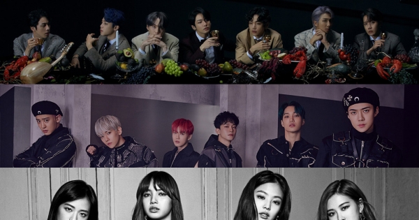BTS, EXO, BLACKPINK lọt top nhóm nhạc nổi tiếng nhất Kpop tháng 4