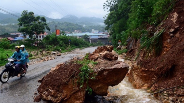   Cảnh báo sạt lỡ đất ở Tuyên Quang và Thái Nguyên. Ảnh minh họa  