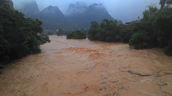   Mức nước sông Thao tại Yên Bái đang xuống, đề phòng ngập lụt. (Ảnh minh họa)  