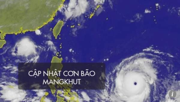   Cập nhật thông tin mới nhất về cơn bão Mangkhut ngày 14/9/2018  
