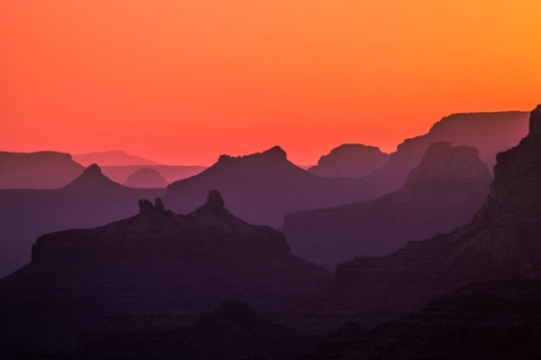 Grand Canyon lúc hoàng hôn