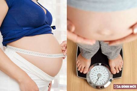 Bà bầu tăng cân quá nhiều hay quá ít đều không tốt cho sức khỏe của cả mẹ và bé. Ảnh minh họa
