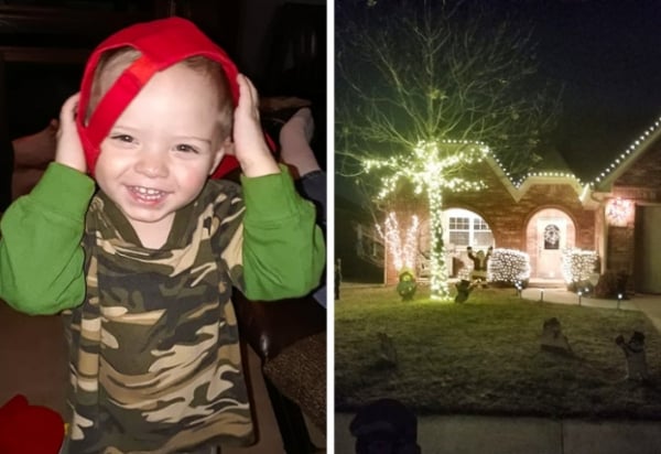   Một thị trấn Mỹ tổ chức lễ Giáng Sinh vào tháng Chín cho một cậu bé bị bệnh nan y, những người có thể không sống cho đến Giáng sinh.  