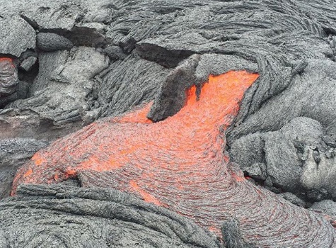   Dòng dung nham chảy từ núi lửa Kilauea  