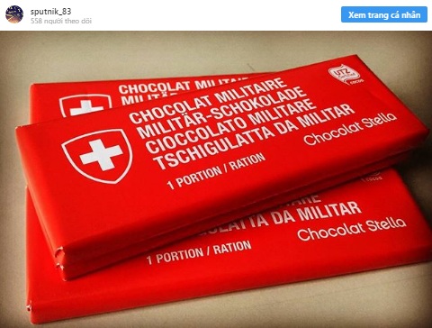   Họ bán sô cô la quân đội Thụy Sĩ ở mọi nơi  