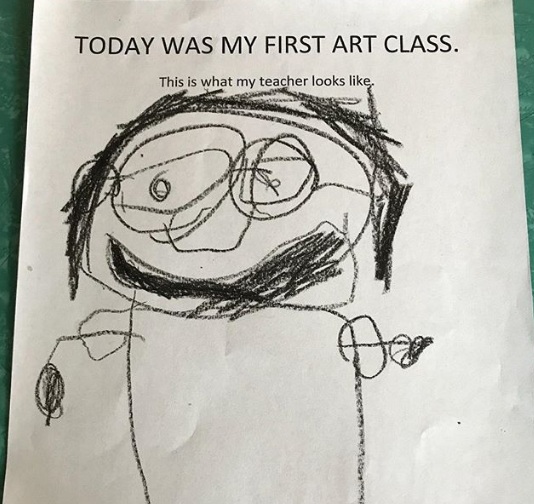   Hy vọng rằng các giáo viên nghệ thuật hài lòng với bức chân dung của mình.  