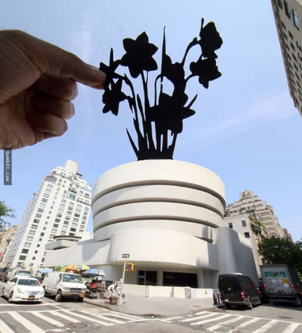 Bảo tàng Solomon R. Guggenheim ở New York trở thành chậu hoa đẹp…