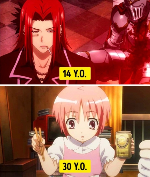   Tuổi của một số anh hùng anime là một câu hỏi hoàn toàn ...  