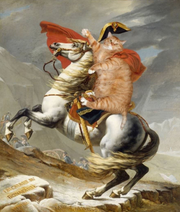   Jacques-Louis David, Napoleon băng qua dãy Alps  