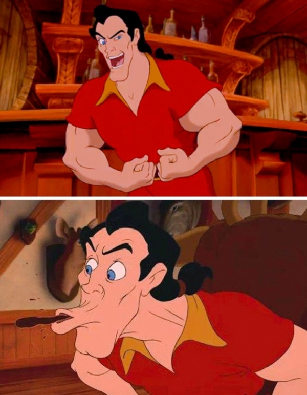   Gaston có nét mặt tuyệt vời  