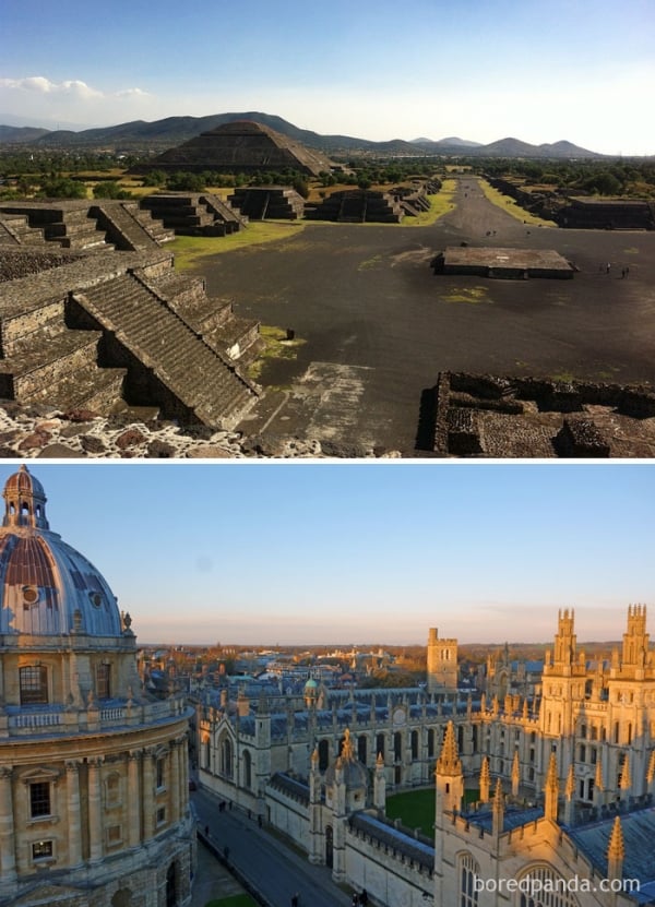   Đại học Oxford tồn tại hàng trăm năm trước khi đế chế Aztec được thành lập năm 1428  