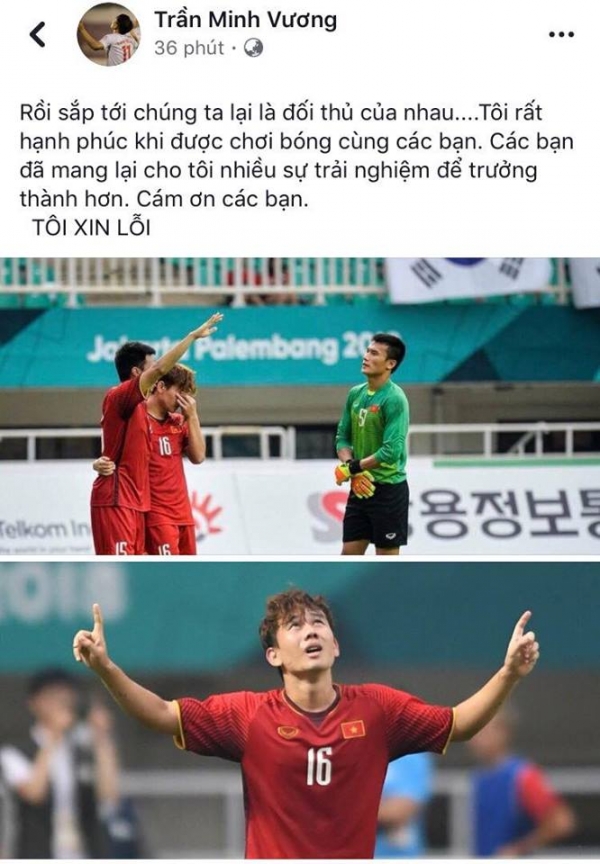 Cầu thủ Olympic Việt Nam xin lỗi người hâm mộ vì không thể mang huy chương đồng về nước 1
