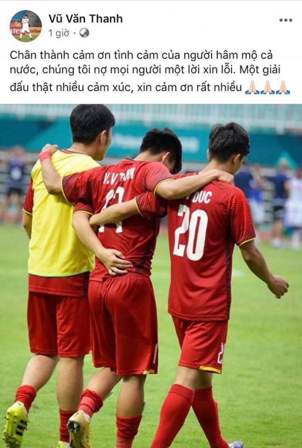 Cầu thủ Olympic Việt Nam xin lỗi người hâm mộ vì không thể mang huy chương đồng về nước 8