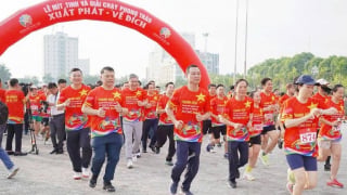 Hơn 3.000 người chạy bộ vì xã, phường không ma túy tại Thanh Hóa