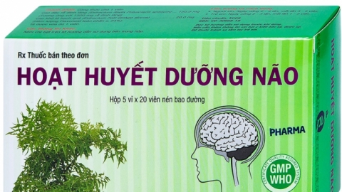 Thu hồi sản phẩm Hoạt huyết dưỡng não của Công ty dược Phúc Vinh vì không đạt tiêu chuẩn chất lượng