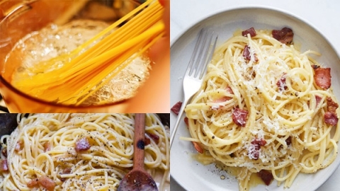 Lạ miệng với Spaghetti Carbonara - Ẩm thực nổi tiếng nước Ý
