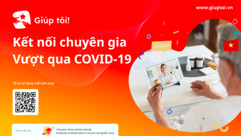 Ứng dụng Giúp tôi! kết nối trực tuyến y bác sĩ và bệnh nhân Covid-19