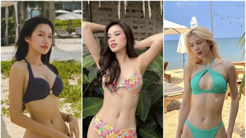 Ba mỹ nhân Việt khoe ảnh 'căng đét' với bikini dịp nghỉ lễ