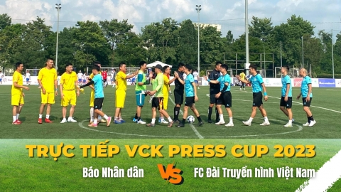 Tường thuật VCK Press Cup 2023: FC Đài truyền hình Việt Nam thắng 3 - 1 Báo Nhân dân