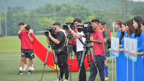 Chùm ảnh: Đông đảo phóng viên tác nghiệp tại Press Cup 2023