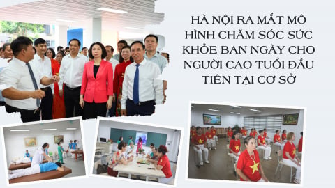 Hà Nội ra mắt mô hình chăm sóc sức khỏe ban ngày cho người cao tuổi đầu tiên tại cơ sở