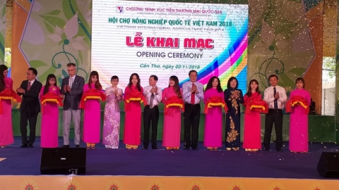 Cần Thơ: Khai mạc Hội chợ Nông nghiệp quốc tế Việt Nam 2018