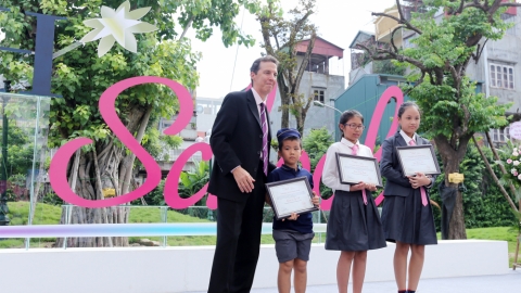 Quỹ Vì tầm vóc Việt trao tặng học bổng hàng tỉ đồng tại Trường TH School