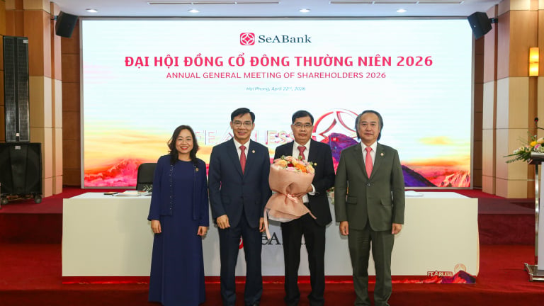 Đại hội đồng cổ đông thường niên 2026: SeABank chốt trả cổ tức 20,5%, tăng vốn lên 34.688 tỷ đồng