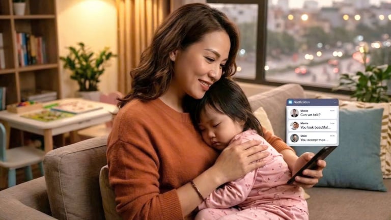Khi trái tim rung động vẫn đặt hạnh phúc của con làm thước đo