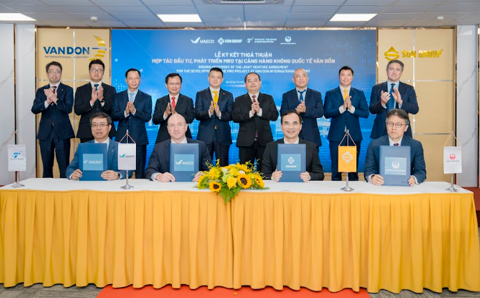 Sun Group hợp tác cùng HAECO, Japan Airlines và Toyota Tsusho hình thành tổ hợp bảo dưỡng, sửa chữa tàu bay (MRO) quy mô hàng đầu Việt Nam tại Vân Đồn