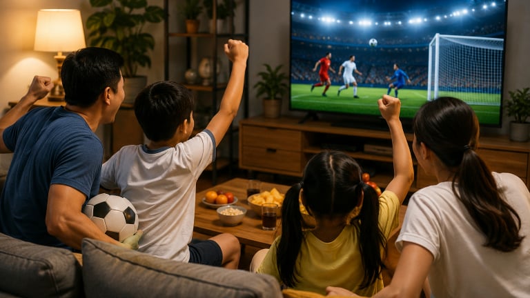 Mùa World Cup, cả nhà bỗng sống theo lịch thi đấu