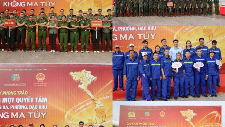 Quảng Ninh: 1.000 người tham gia giải chạy vì xã, phường, đặc khu không ma túy