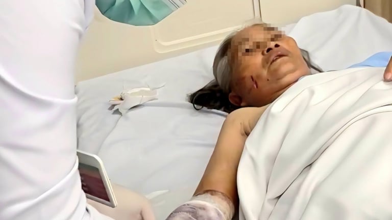 Xuyên đêm đưa vắc xin, huyết thanh cứu cụ bà 79 tuổi bị chó cắn trọng thương