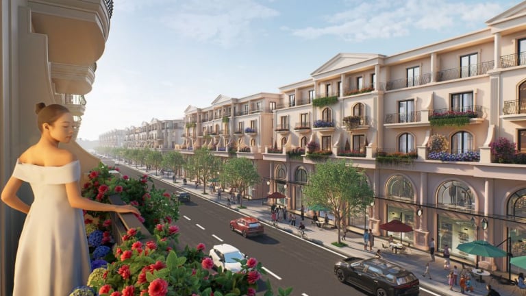 Shophouse Vịnh Xanh “ghi điểm” với thiết kế tối ưu cho cả an cư lẫn thương mại