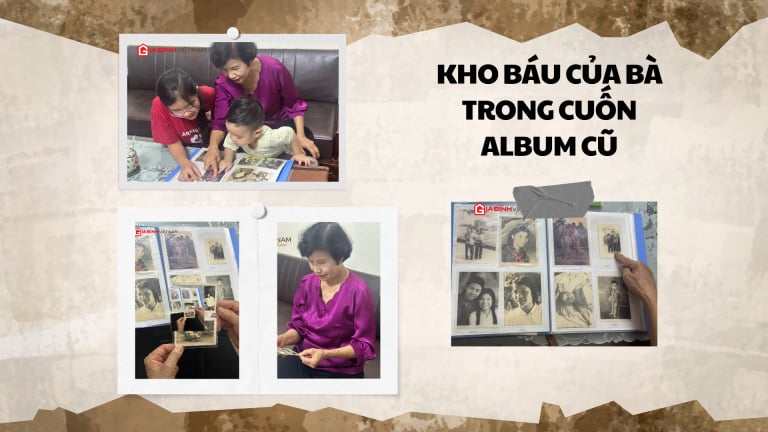 Kho báu của bà nằm trong cuốn album cũ