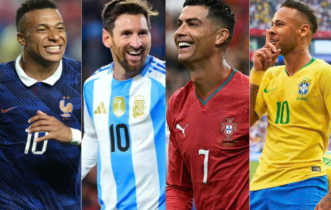 Khối tài sản của dàn sao World Cup 2026: Ronaldo hay Messi đứng đầu?