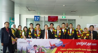 Vietjet khai trương chuyến bay đầu tiên từ Tp Hồ Chí Minh đến Bali