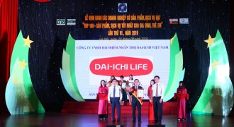 Dai-ichi Việt Nam được vinh danh “Top 100 sản phẩm dịch vụ tốt nhất cho gia đình và trẻ em” năm 2019