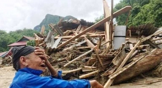 Thiệt hại bão số 3 tại Thanh Hóa: Bản Sa Ná chìm trong đau thương