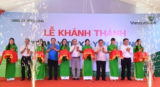 Khánh thành Trạm y tế xã Yên Lương tại tỉnh Phú Thọ do Vietcombank tài trợ 2 tỷ đồng