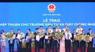 15 dự án dự án tại Bình Định được chấp nhận chủ trương đầu tư với tổng số vốn trên 36.000 tỷ đồng