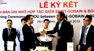Bosch Việt Nam và Saint Gobain ký biên bản ghi nhớ cung ứng thiết bị điện cầm tay